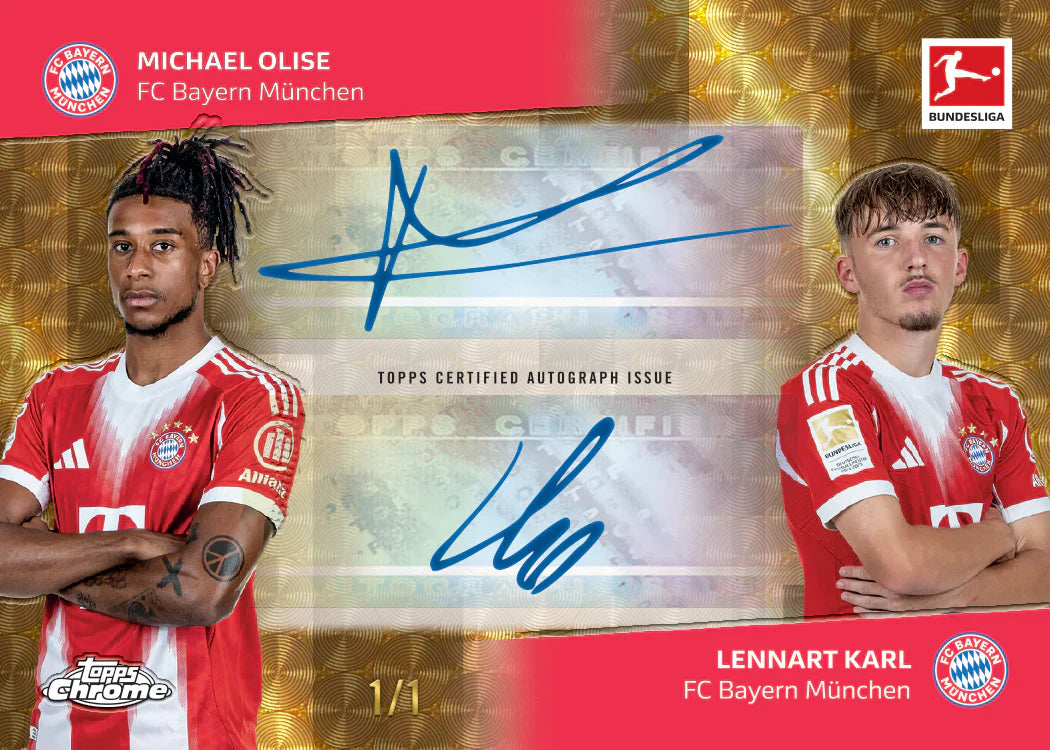 2025-26 Topps Chrome Bundesliga Soccer Hobby, Box