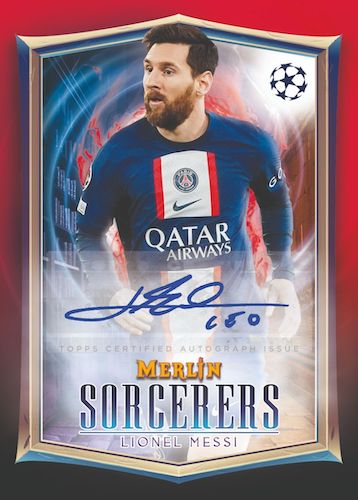 2022-23 Topps UEFA Club Competitions Merlin Chrome Soccer Hobby, Box