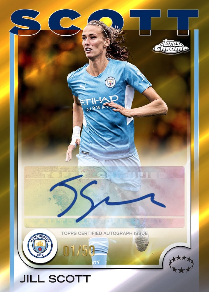 2024-25 Topps UEFA Women's Champions League Chrome Soccer Hobby, 12 Box Case