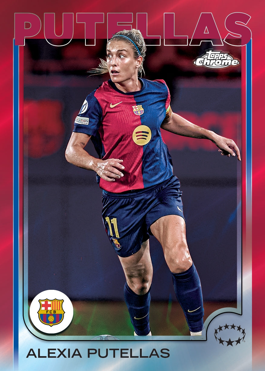 2024-25 Topps UEFA Women's Champions League Chrome Soccer Blaster, Box