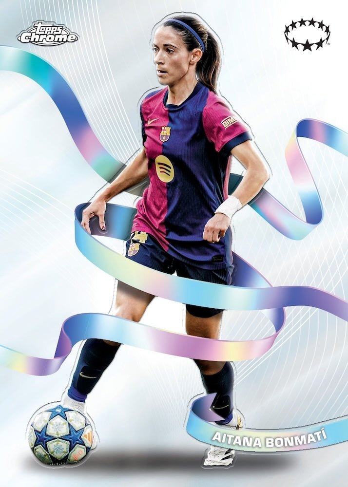 2024-25 Topps UEFA Women's Champions League Chrome Soccer Hobby, Pack