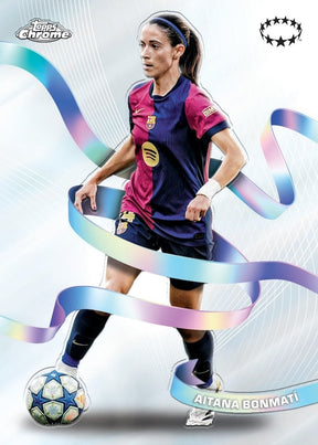 2024-25 Topps UEFA Women's Champions League Chrome Soccer Hobby, 12 Box Case