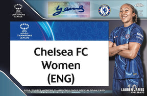 2024-25 Topps UEFA Women's Champions League Chrome Soccer Hobby, 12 Box Case