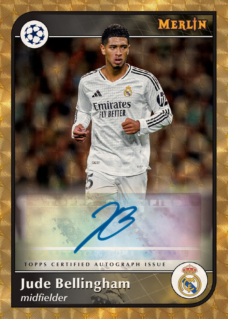 2024-25 Topps UEFA Club Competitions Merlin Chrome Soccer Blaster, Box
