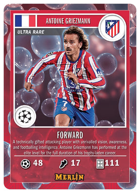 2024-25 Topps UEFA Club Competitions Merlin Chrome Soccer Hobby, Pack