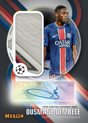 2024-25 Topps UEFA Club Competitions Merlin Chrome Soccer Hobby, Pack