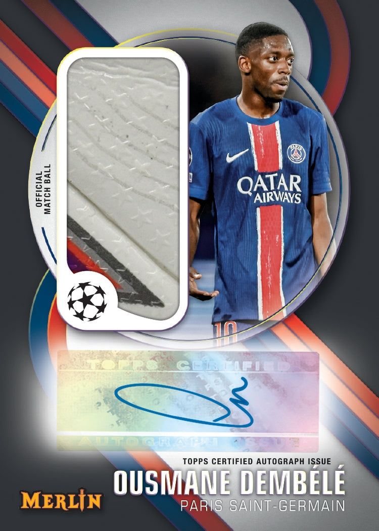 2024-25 Topps UEFA Club Competitions Merlin Chrome Soccer Hobby, 12 Box Case