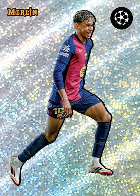 2024-25 Topps UEFA Club Competitions Merlin Chrome Soccer Hobby, Pack