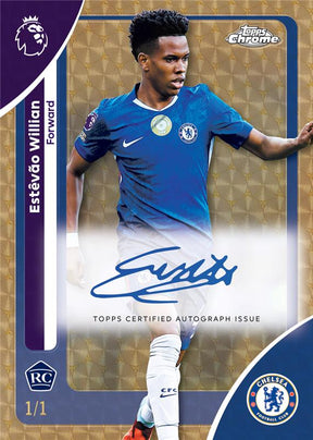 2026 Topps Chrome Premier League Soccer Blaster, Box