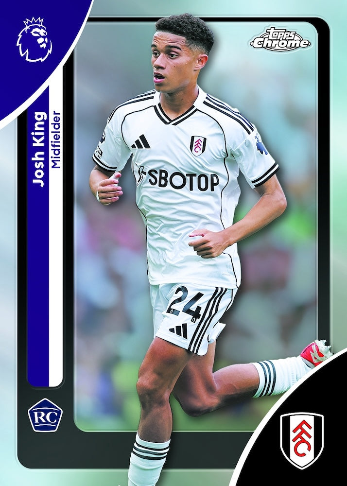 2026 Topps Chrome Premier League Soccer Blaster, 40 Box Case