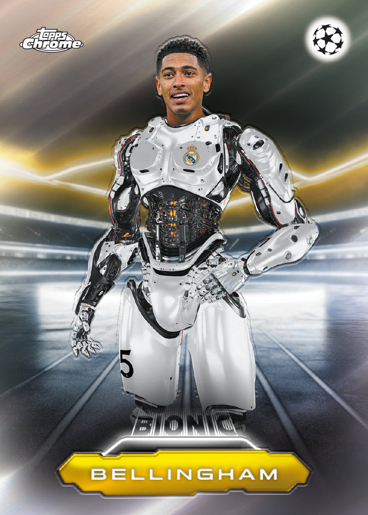 2025-26 Topps UEFA Club Competitions Chrome Soccer Hobby, Pack