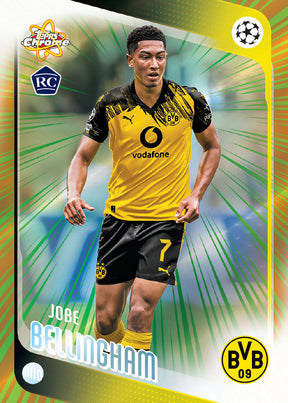 2025-26 Topps UEFA Club Competitions Chrome Soccer Blaster, Box