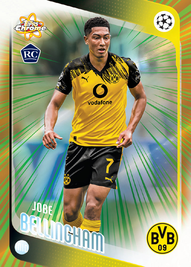 * Last Box * 2025-26 Topps UEFA Club Competitions Chrome Soccer Jumbo, Box