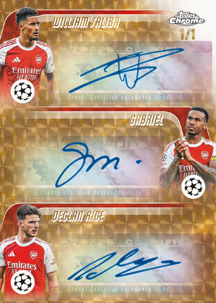 2025-26 Topps UEFA Club Competitions Chrome Soccer Jumbo, Pack