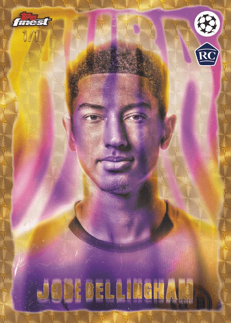2025-26 Topps UEFA Club Competitions Finest Soccer Hobby, 8 Box Case