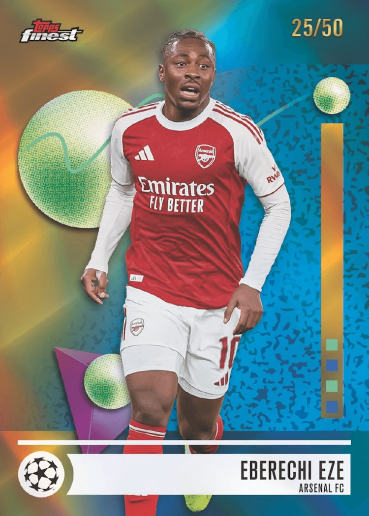 2025-26 Topps UEFA Club Competitions Finest Soccer Hobby, Pack
