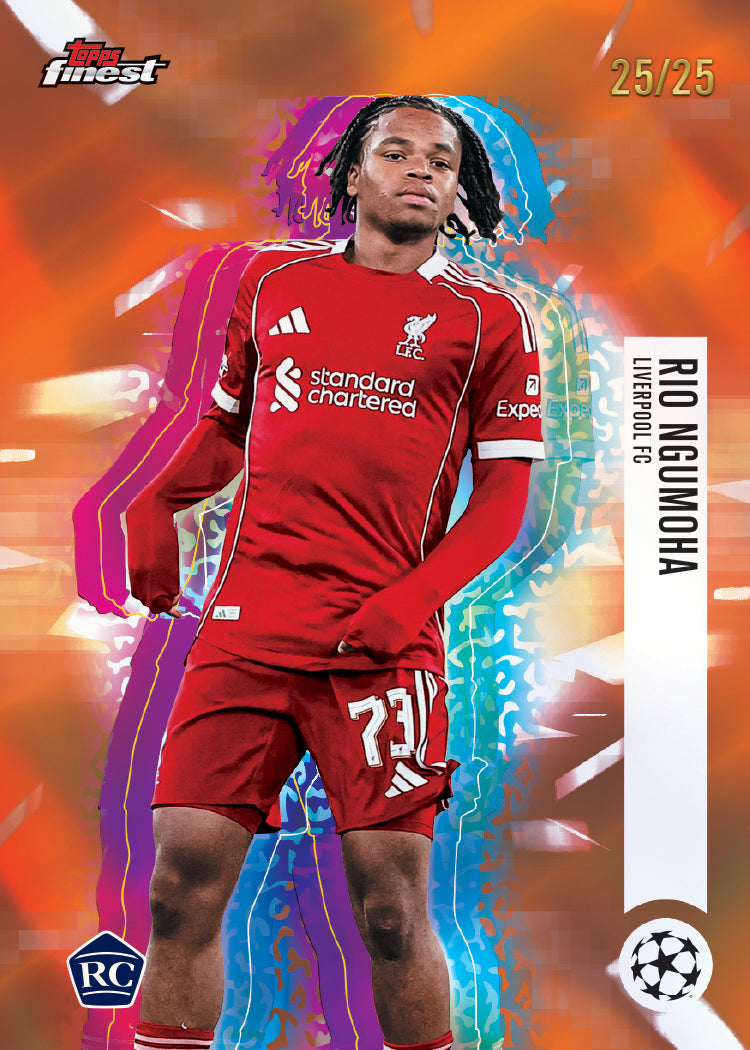 2025-26 Topps UEFA Club Competitions Finest Soccer Hobby, 8 Box Case