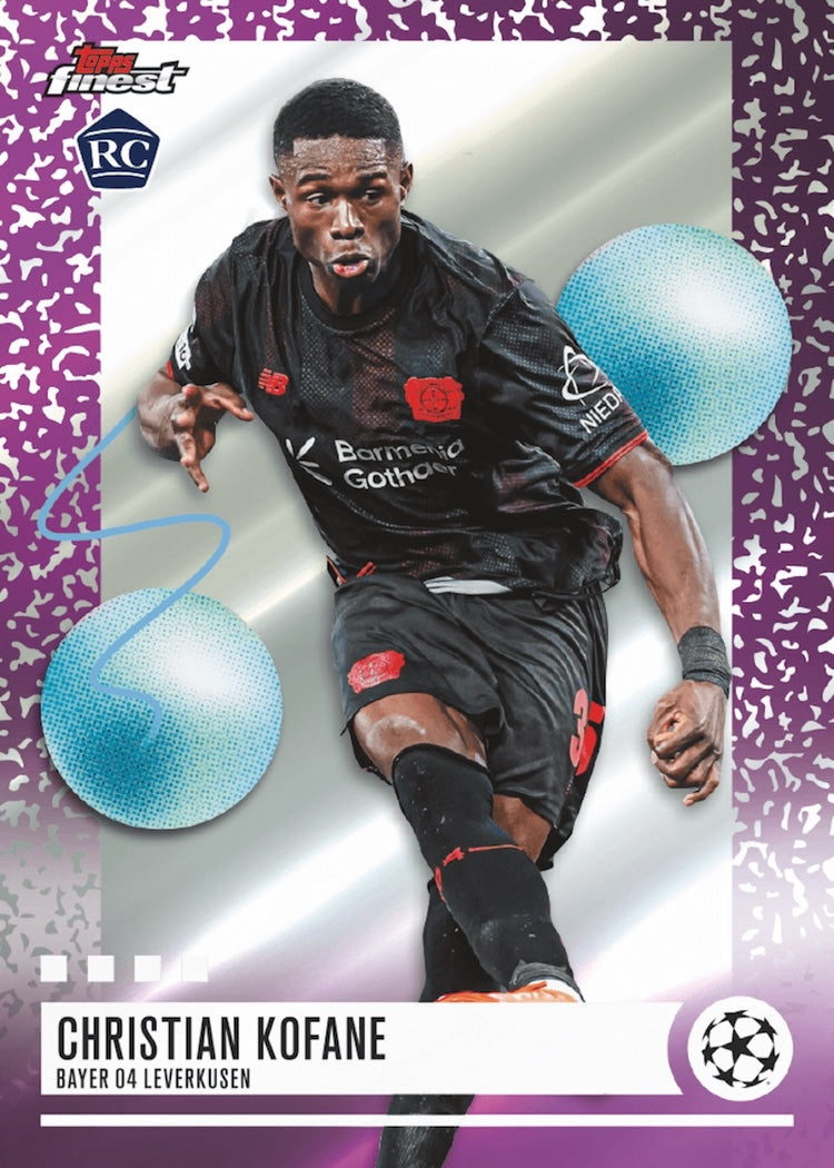 2025-26 Topps UEFA Club Competitions Finest Soccer Hobby, 8 Box Case