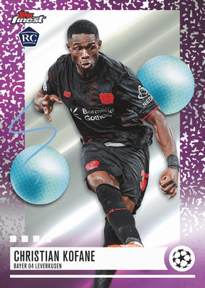 2025-26 Topps UEFA Club Competitions Finest Soccer Hobby, Box