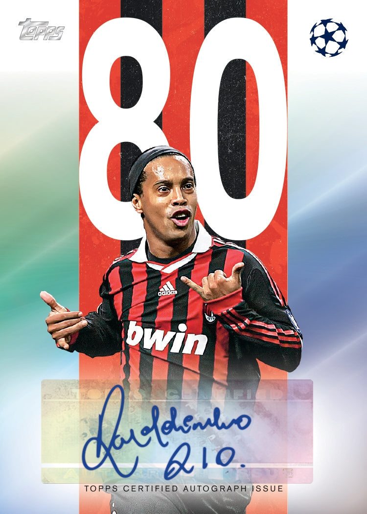 2025-26 Topps UEFA Club Competitions Soccer Blaster, 40 Box Case
