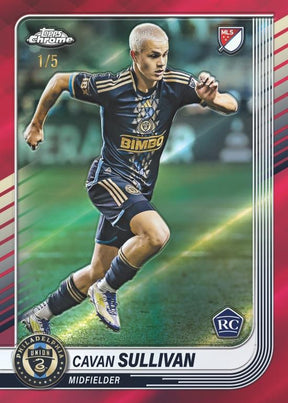2025 Topps MLS Chrome Soccer Hanger, 64 Box Case