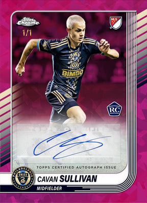 *LAST CASE* 2025 Topps MLS Chrome Soccer Sapphire, 10 Box Case