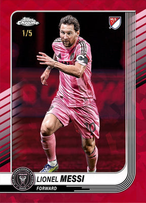 *LAST CASE* 2025 Topps MLS Chrome Soccer Sapphire, 10 Box Case