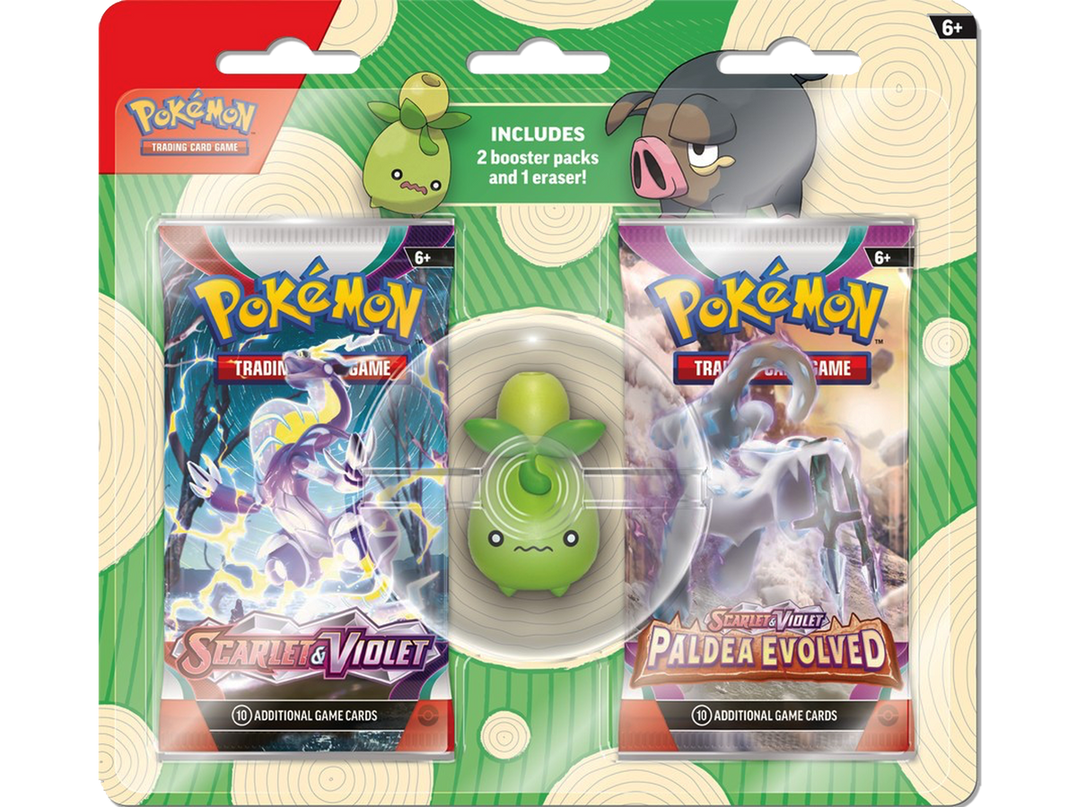 Pokemon Back to School Eraser Blister 2023