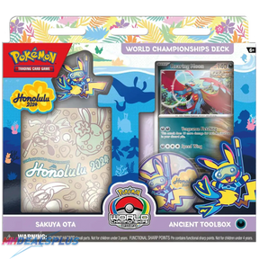 Pokemon 2024 World Championships Deck Set of 4 (Miraidon, Roaring Moon, Iron Thorns, Regidrago)