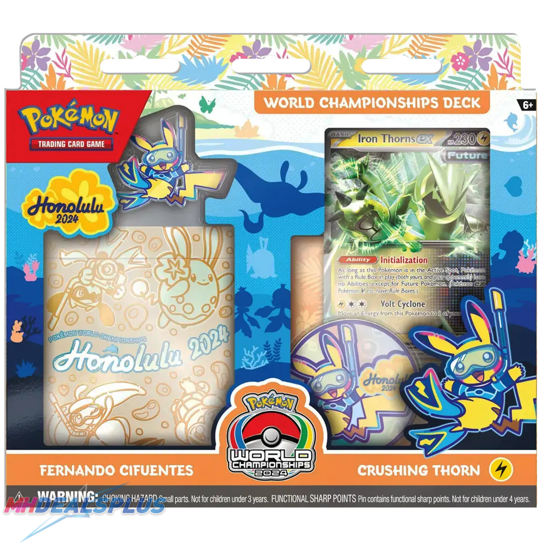 Pokemon 2024 World Championships Deck Set of 4 (Miraidon, Roaring Moon, Iron Thorns, Regidrago)