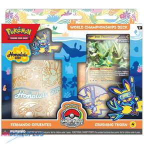 Pokemon 2024 World Championships Deck Set of 4 (Miraidon, Roaring Moon, Iron Thorns, Regidrago)