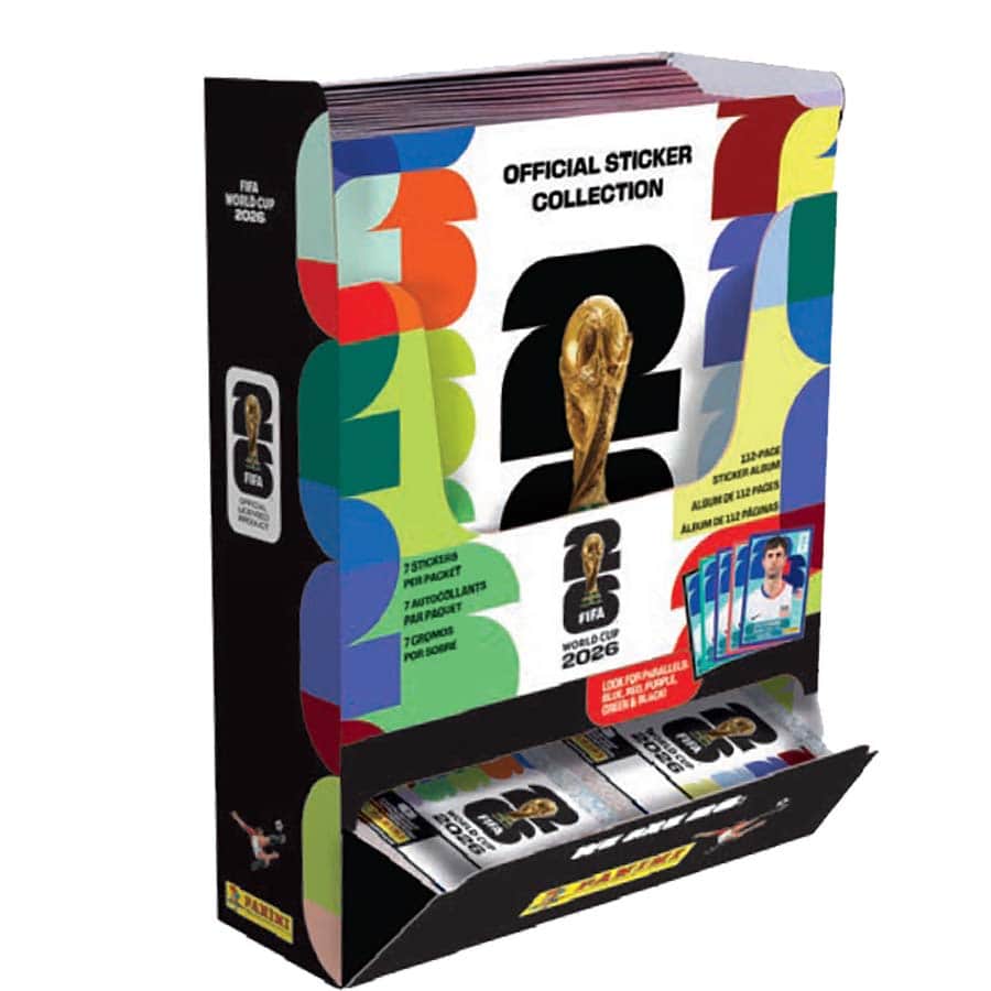 2026 Panini World Cup Soccer Sticker Combo, Box