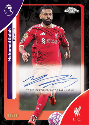 *LAST CASE* 2026 Topps Chrome Premier League Soccer Sapphire Edition, 10 Box Case