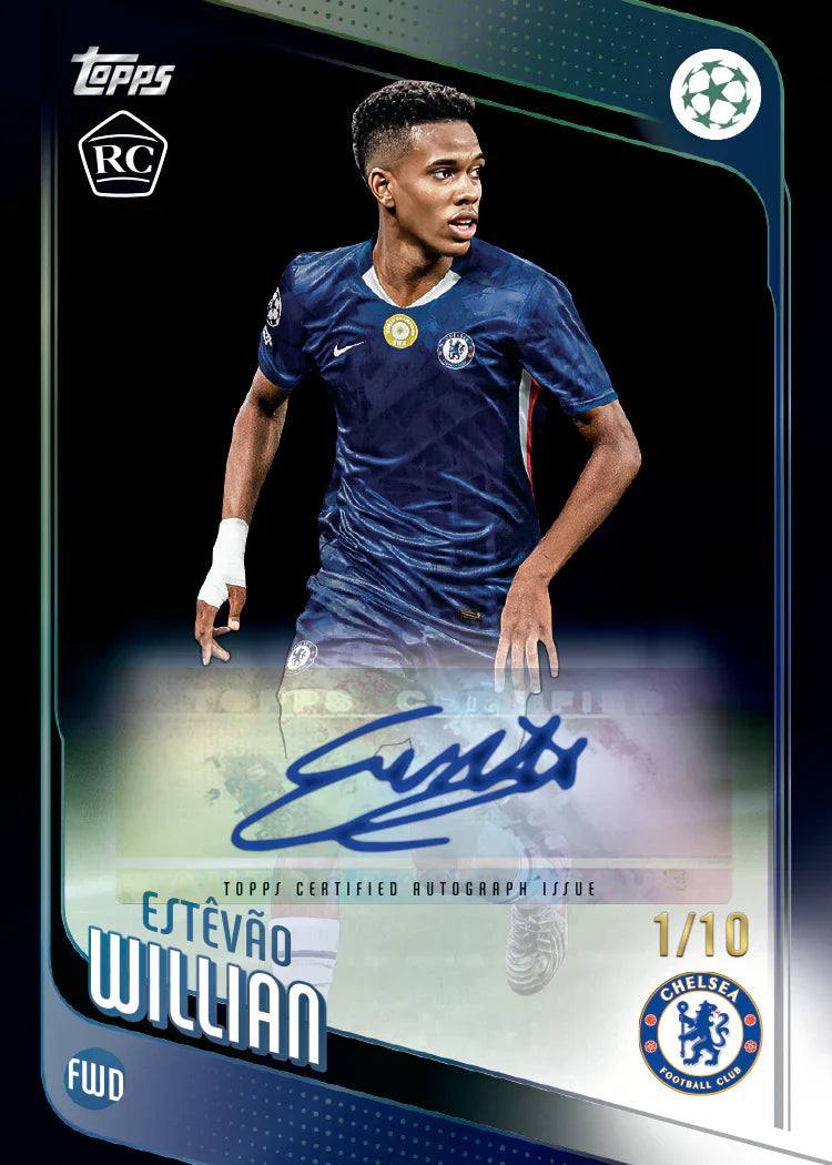 2025-26 Topps UEFA Club Competitions Soccer, Spring Tin (Random)