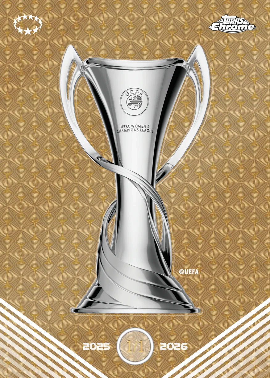2025-26 Topps UEFA Women's Champions League Chrome Soccer Hobby, Box