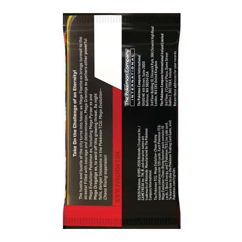 Pokemon TCG Mega Evolution Chaos Rising Single Booster Pack
