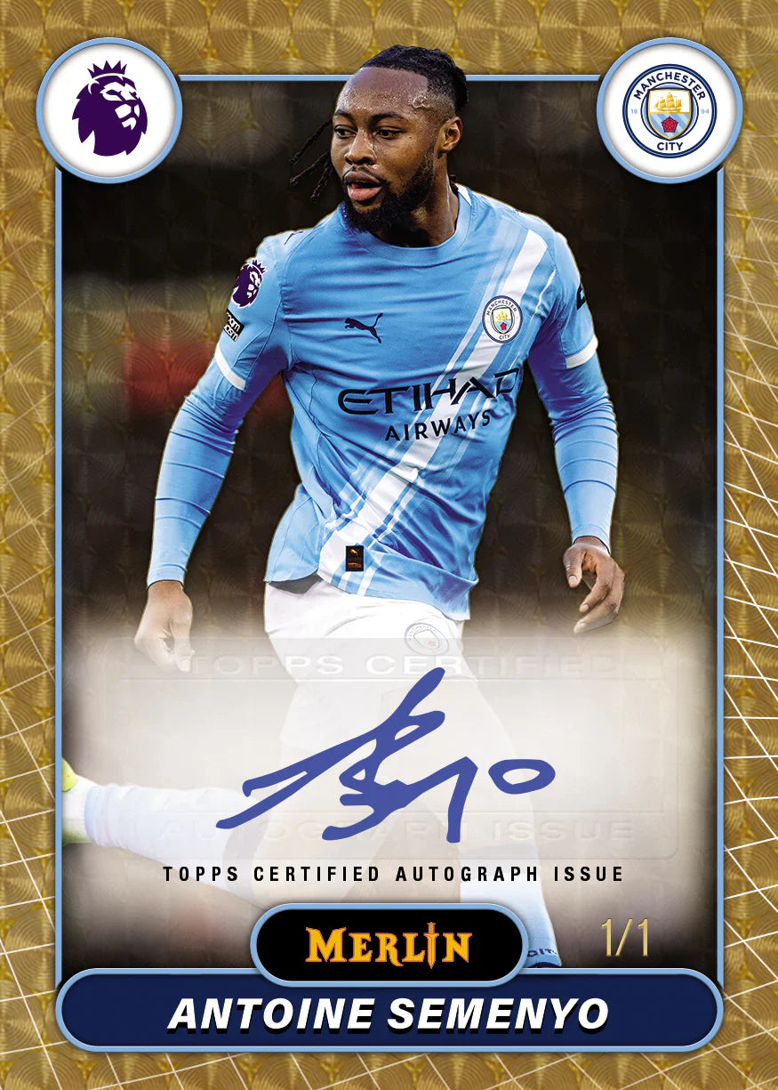 *LAST CASE* 2026 Topps Merlin Premier League Soccer Hobby, 12 Box Case