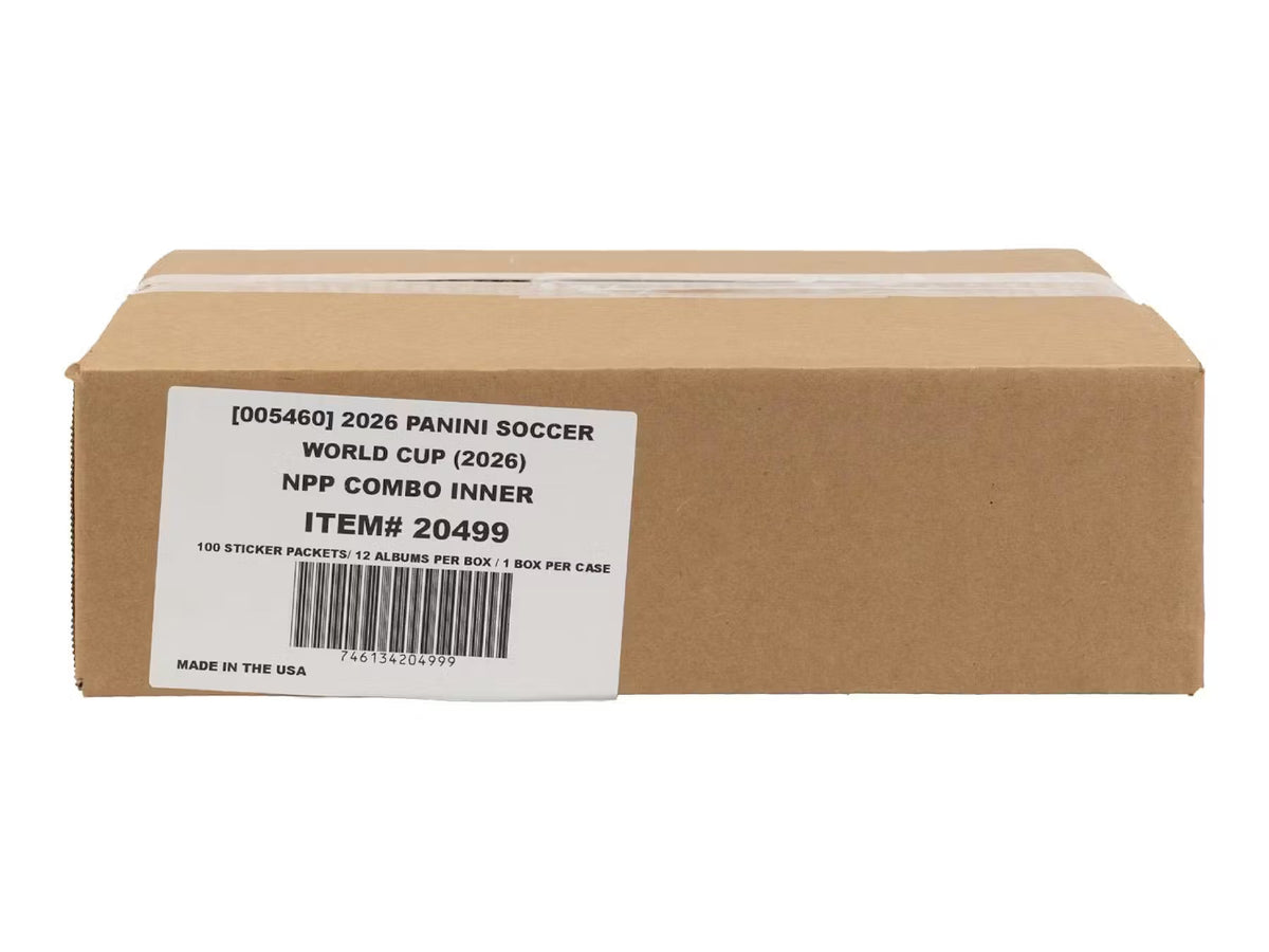 2026 Panini \ World Cup Soccer Sticker Combo, 4 Box Case