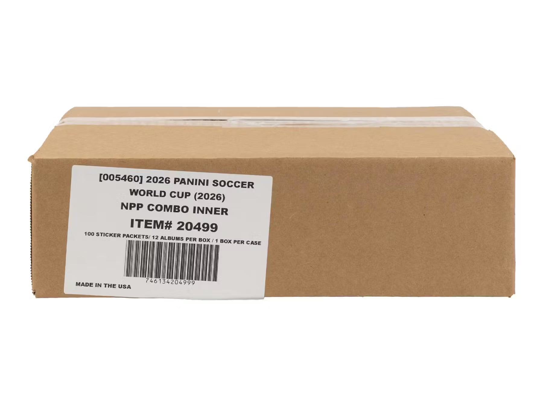 2026 Panini \ World Cup Soccer Sticker Combo, 4 Box Case