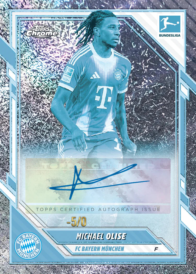 2025-26 Topps Chrome Bundesliga Soccer Hobby, Box