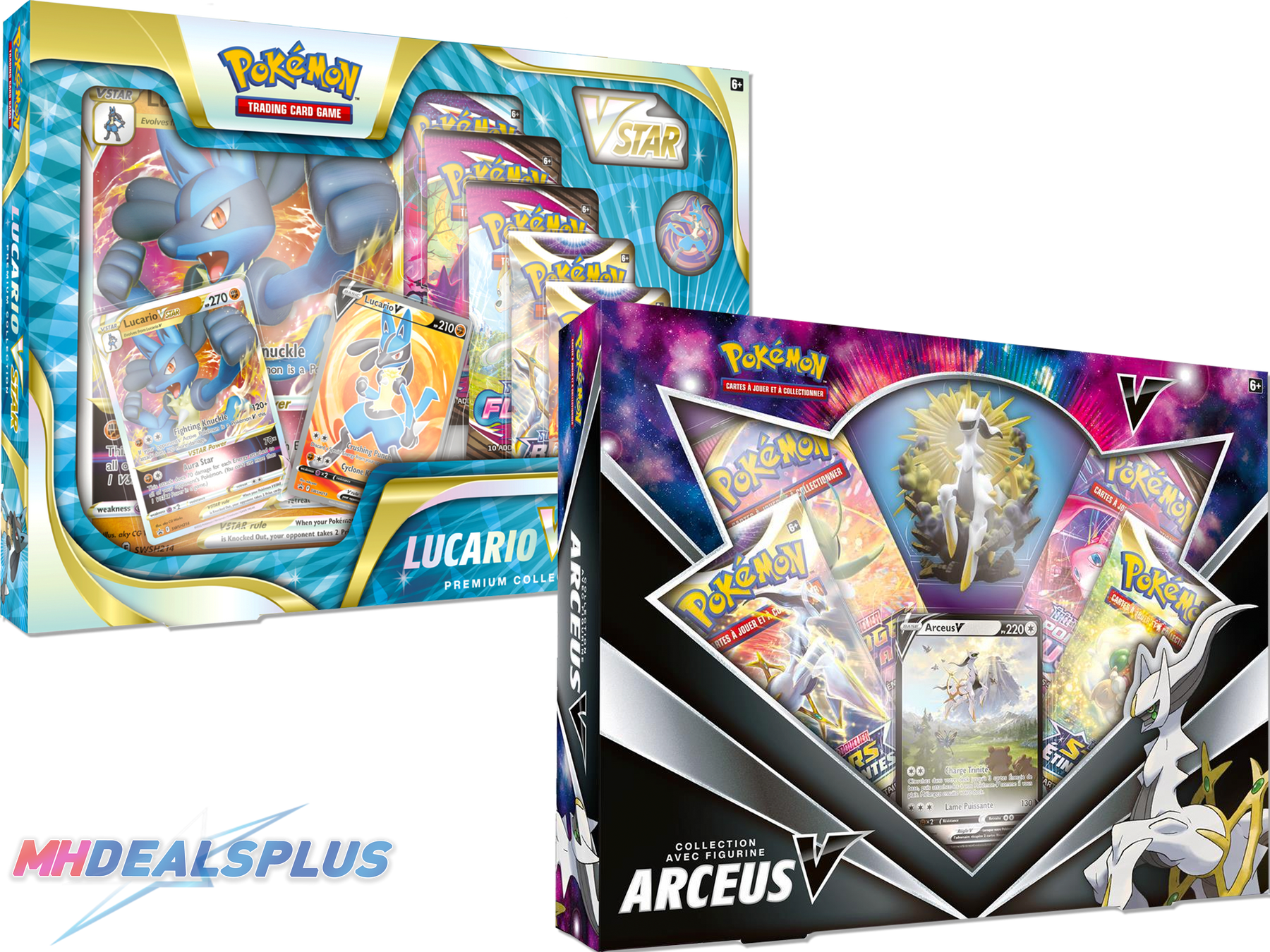 CYBER MONDAY SALE | Pokemon Arceus V Figure Collection + Lucario VSTAR Premium Collection Bundle