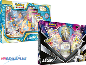 CYBER MONDAY SALE | Pokemon Arceus V Figure Collection + Lucario VSTAR Premium Collection Bundle