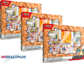 CYBER MONDAY SALE | x3 Pokemon Charizard EX Premium Collection Bundle