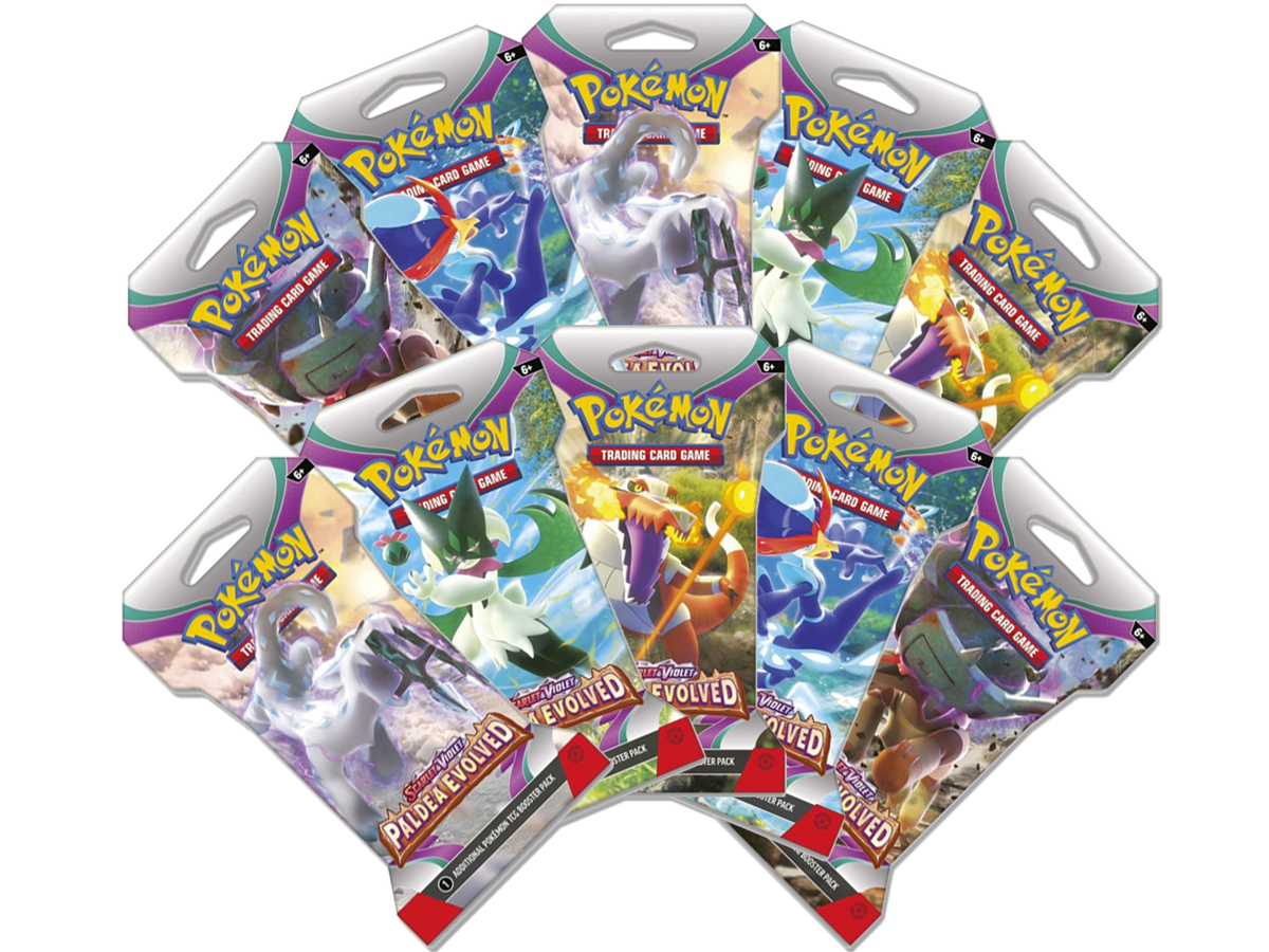 x10 Pokemon Paldea Evolved Sleeved Booster Packs
