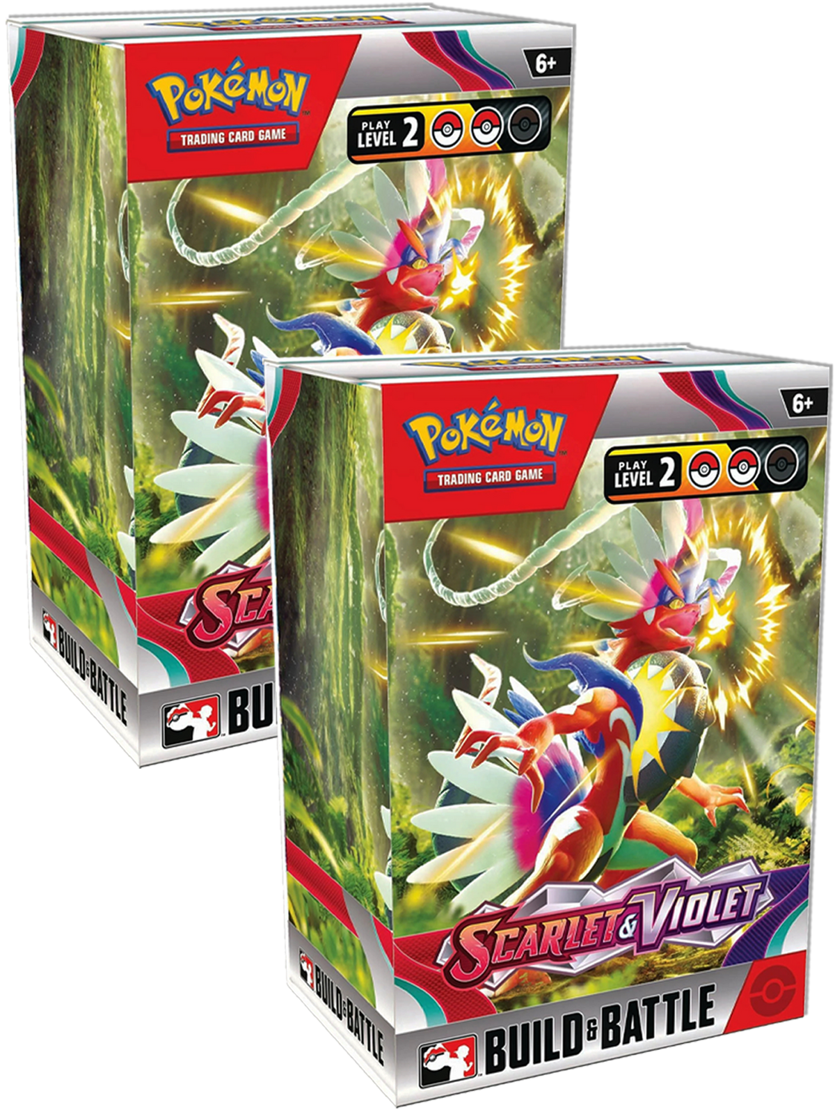 x2 Pokemon Scarlet & Violet Build & Battle Boxes