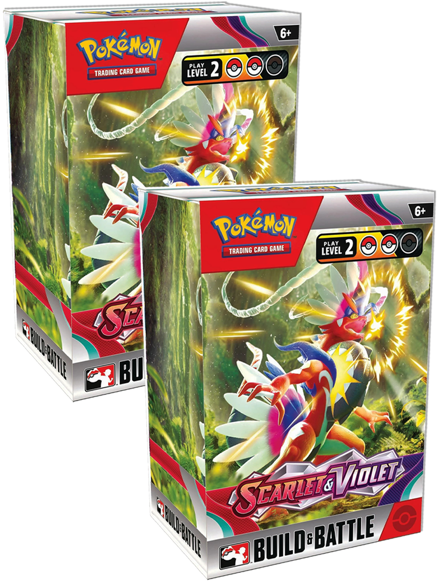 x2 Pokemon Scarlet & Violet Build & Battle Boxes