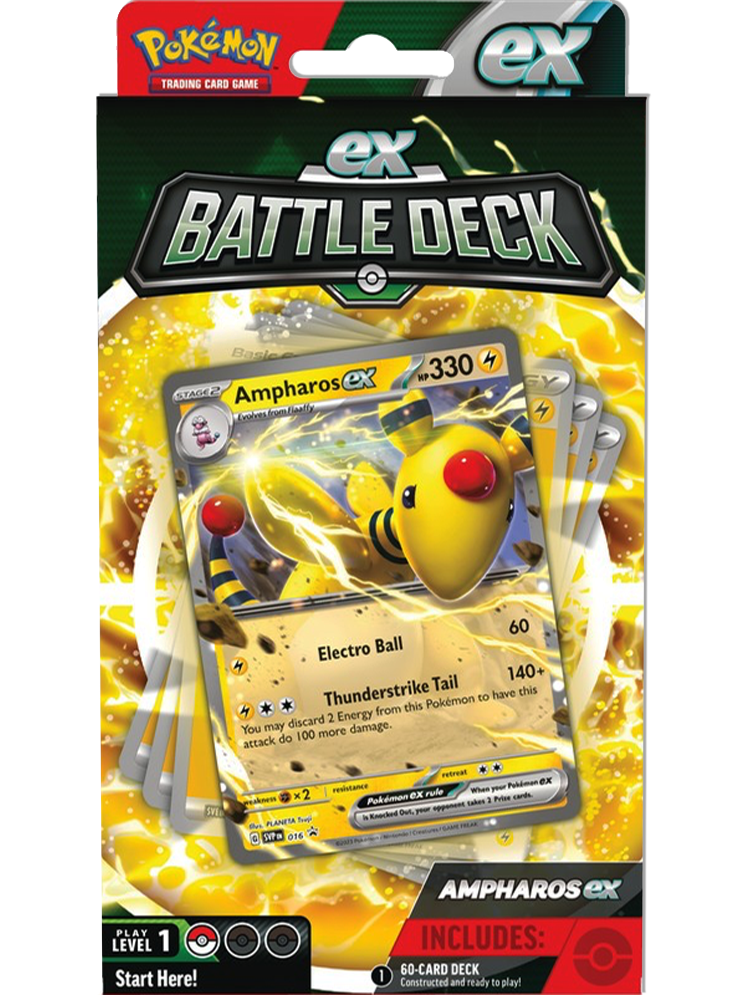 Pokemon Ampharos EX Battle Deck
