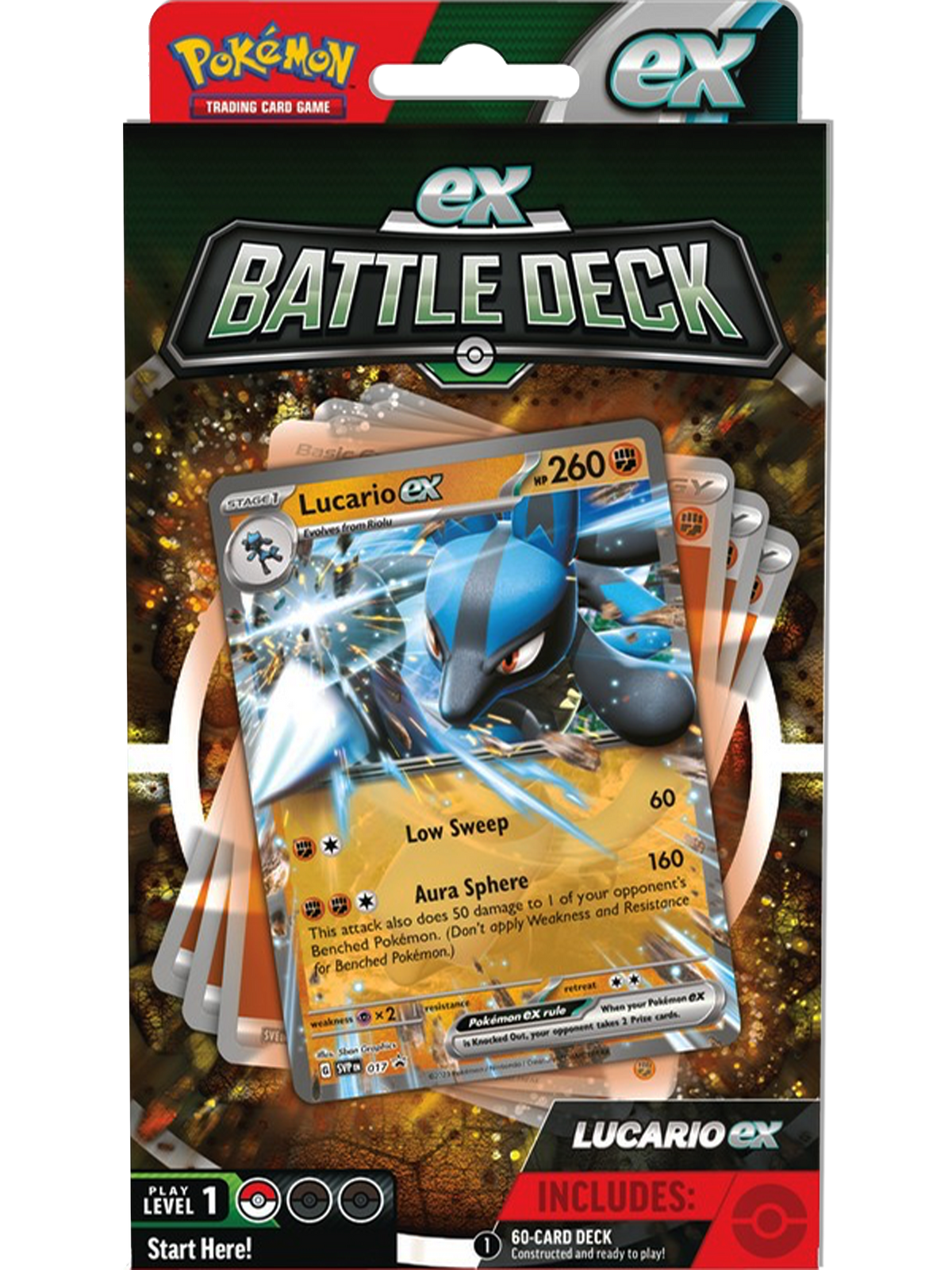 Pokemon Lucario EX Battle Deck