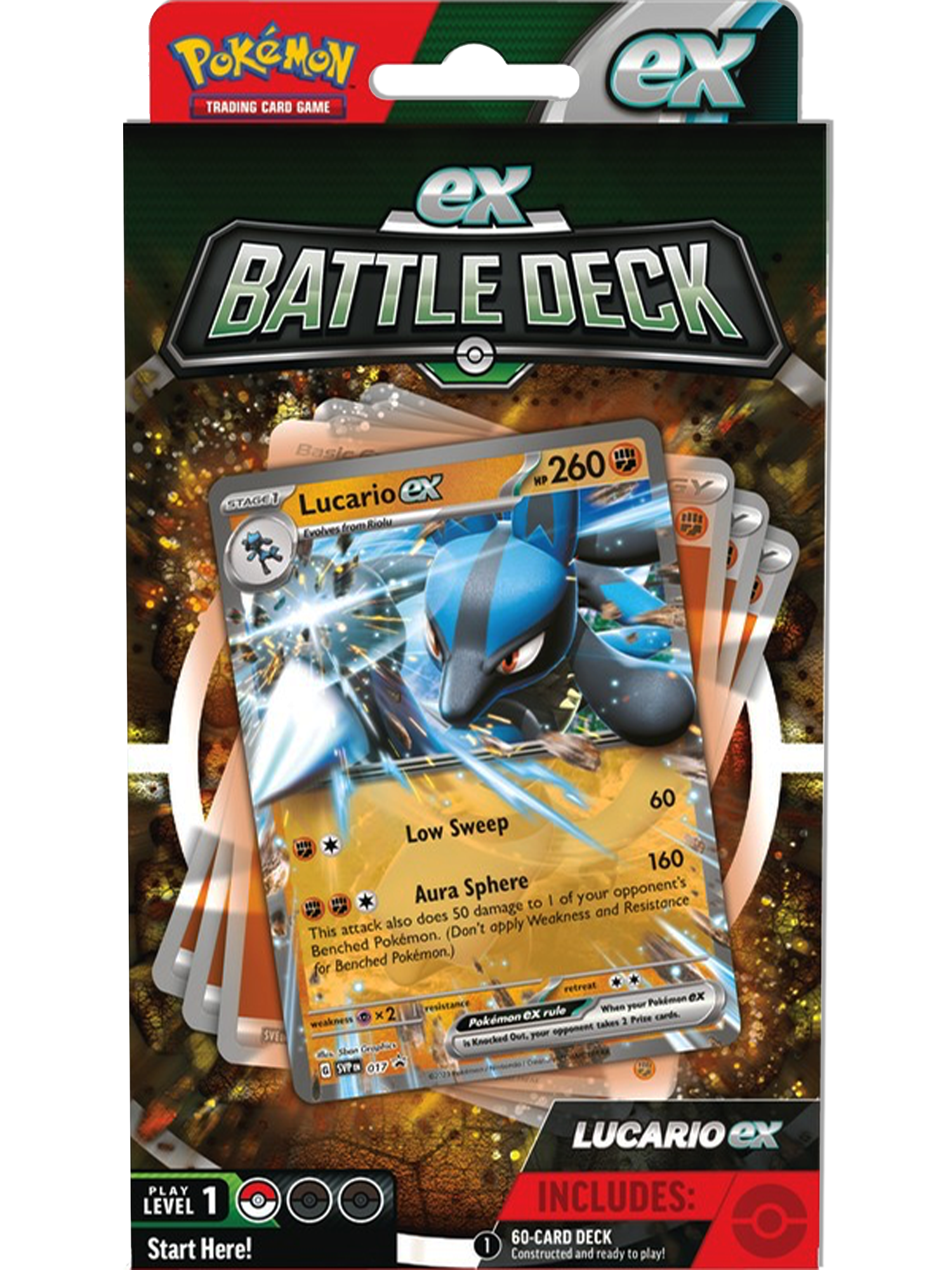 Pokemon Lucario EX Battle Deck