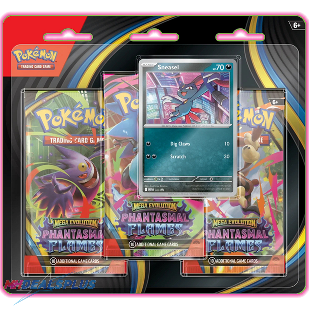 Pokemon Phantasmal Flames 3-Pack Blister (Random)